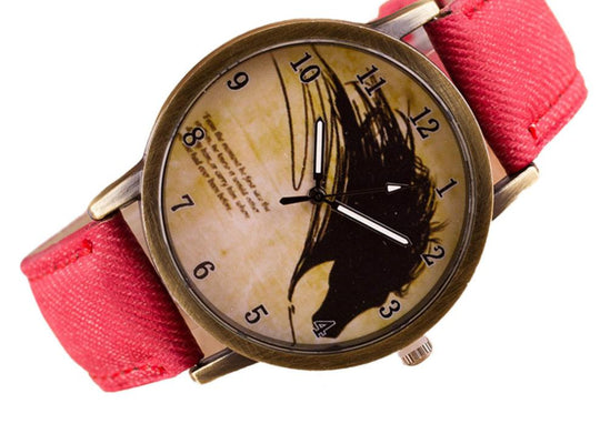 500pcs women men watches Retro Clock Wolf WristWatch Cowboy Leather Band Analog Quartz Watch luxury clock