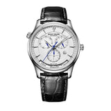 Reef Tiger Top Brand Luxury Watches Waterproof Automatic Mechanical Men Watches Brown Leather Strap Relogio Masculino