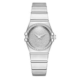 New Rose Gold Watches Woman Quartz Watch Ladies Dress Watch Steel Bracelet Waterproof Table Top Brand Luxury Relogio Feminino