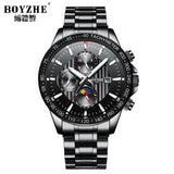 Automatic Mechanical Watch Date Functio Applied Index Luxury Dial Sapphire Crystal Coating Chronograph Erkek Kol Saati Otomatik
