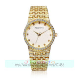 50pcs/lot RE105 luxury crystal women stainless steel watch high quality crystal quartz casual lady watch wholesale wristwatches