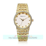 50pcs/lot RE105 luxury crystal women stainless steel watch high quality crystal quartz casual lady watch wholesale wristwatches