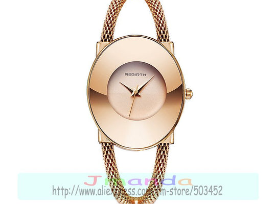 50pcs/lot RE108 luxury women stainless steel bangle watch high quality  quartz casual lady watch wholesale wristwatches